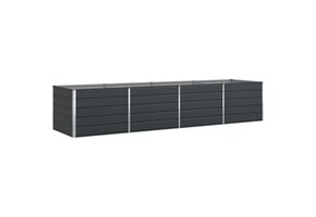 Plantenbak Antraciet Staal 195x100x45 cm - 41% Korting!