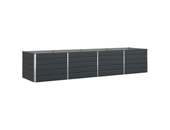 Plantenbak Antraciet Staal 195x100x45 cm - 52% Korting!