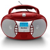 Karcher Rr 5025-B, Draagbare CD-Radio (Cd-Player, Fm-Radio, Oplader En Netvoeding, Aux-In), Zwart