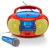 Karcher Rr 5025-B, Draagbare CD-Radio (Cd-Player, Fm-Radio, Oplader En Netvoeding, Aux-In), Zwart