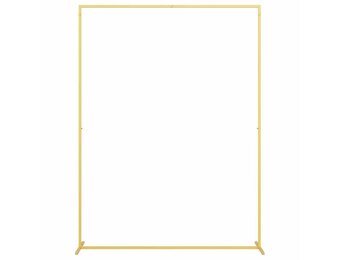 vidaXL Trouwrand Goud 150 x 49,5 x 200 cm Staal