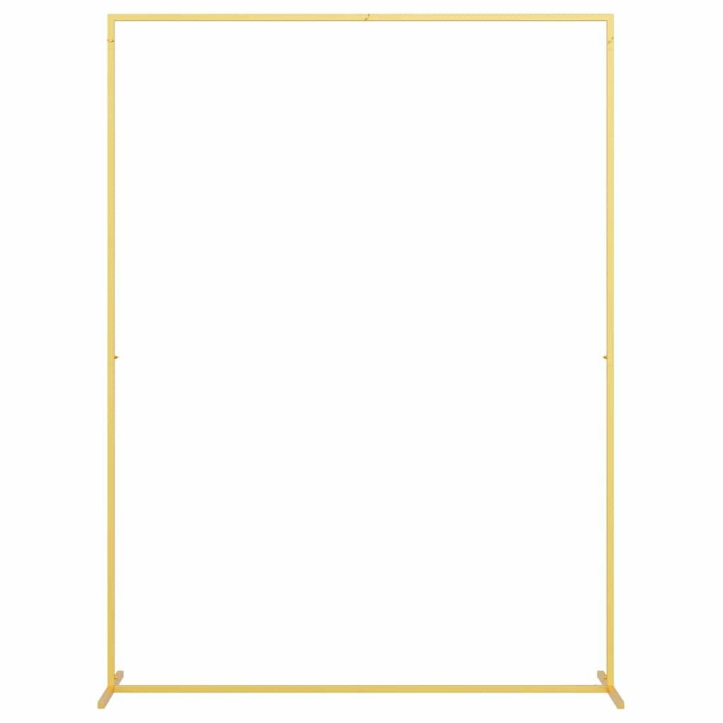 vidaXL Trouwrand Goud 150 x 49,5 x 200 cm Staal