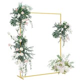 vidaXL Trouwrand Goud 150 x 49,5 x 200 cm Staal