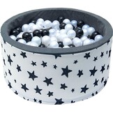 Ballenbak Sterrenpatroon 90cm Rond - 200 Ballen Inclusief - 61% Korting
