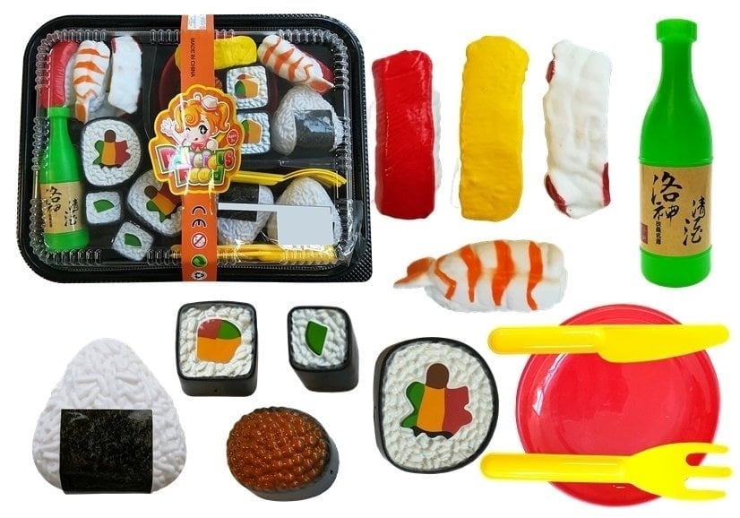 Kindersushi met bestek