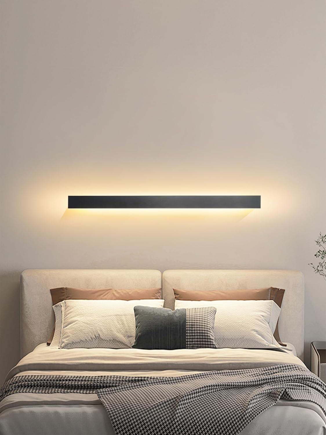 Luxe LED Wandlamp Zwart 100 cm - IP65 Waterdichte Buitenlamp