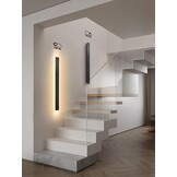 Luxe LED Wandlamp Zwart 100 cm - IP65 Waterdichte Buitenlamp