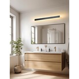 Luxe LED Wandlamp Zwart 100 cm - IP65 Waterdichte Buitenlamp
