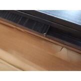vidaXL Bureau met lade Zwart eiken 100 x 50 x 75 cm Bewerkt hout
