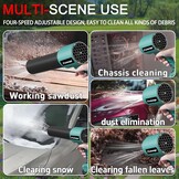 Fiutazge Accublazer, bladblazer voor Makita 18 V-accu's, 1050 W Turbo Jet ventilator, 130.000 omw/min borstelloze ventilator, voor auto, remove dust, bladeren en sneeuw, zonder accu