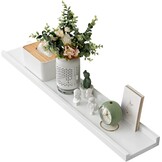 Wandplank Fotoplank Massief Eikenhout Wit 50cm - 73% Korting!