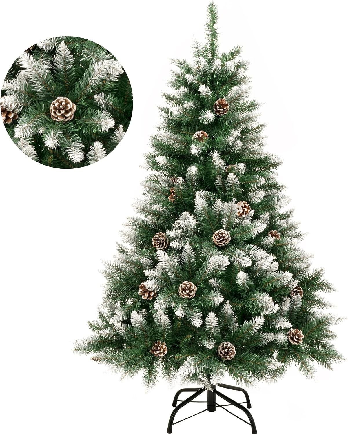 Kunstkerstboom 120cm Sneeuweffect (59% Korting)
