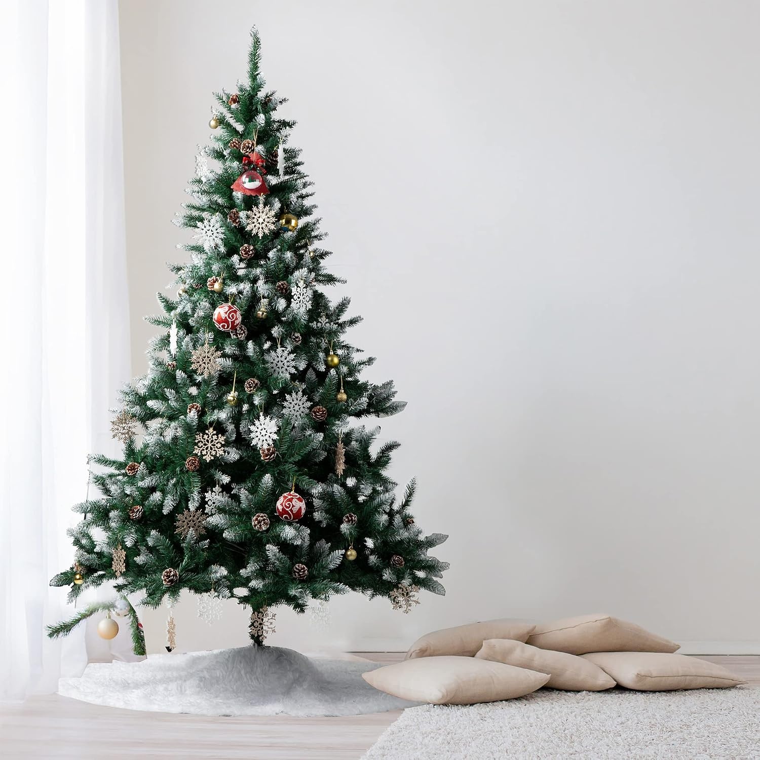 Kunstkerstboom 120cm Sneeuweffect (59% Korting)