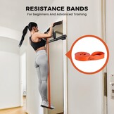Sportneer Deurkozijn, optrekstang voor deuropening, kinopstang met inklapbare handgreep, kinopstang voor krachttraining voor bovenlichaam fitness tot 200 kg capaciteit