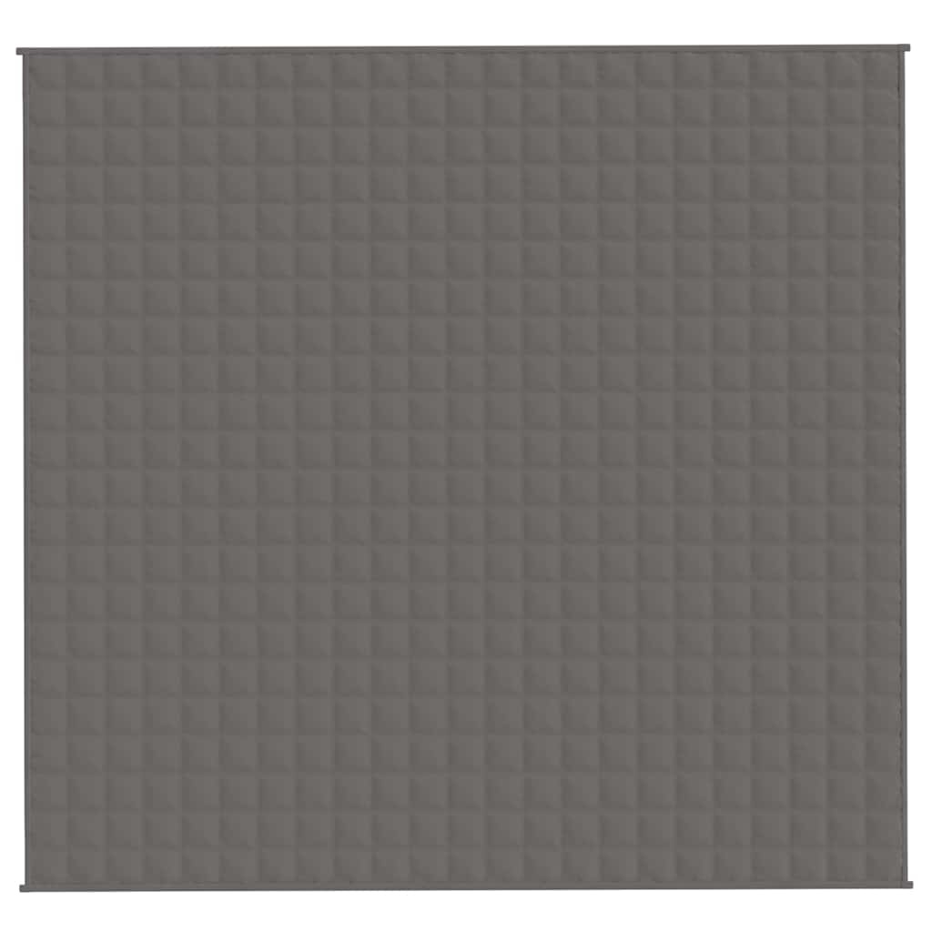 vidaXL Verzwaringsdeken Grijs 220x235 cm - 15 kg - 55% Korting!