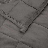 vidaXL Verzwaringsdeken Grijs 220x235 cm - 15 kg - 55% Korting!