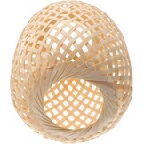 Housoutil Bamboe Lampenkap - Handgeweven - 12 cm - Set van 2
