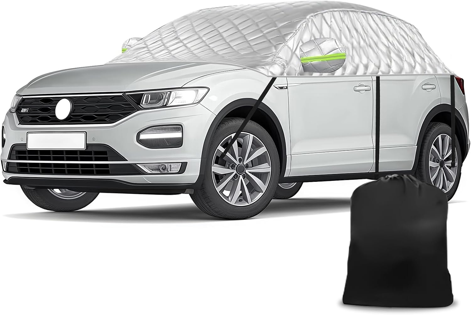 LMYSUFI Halve Autohoes voor VW T-Roc 2017-2025 - Zwart - Winter- en Hagelbestendig