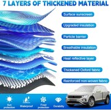 LMYSUFI Halve Autohoes voor VW T-Roc 2017-2025 - Zwart - Winter- en Hagelbestendig