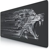 CSL-Computer Titanwolf XXL Speed Gaming-muismat, 900 x 400 mm, XXL muismat, onderlegger met Titanwolf-motief. Verbetert precisie en snelheid. Stabiele grip op gladde oppervlakken.