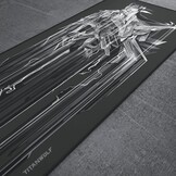CSL-Computer Titanwolf XXL Speed Gaming-muismat, 900 x 400 mm, XXL muismat, onderlegger met Titanwolf-motief. Verbetert precisie en snelheid. Stabiele grip op gladde oppervlakken.
