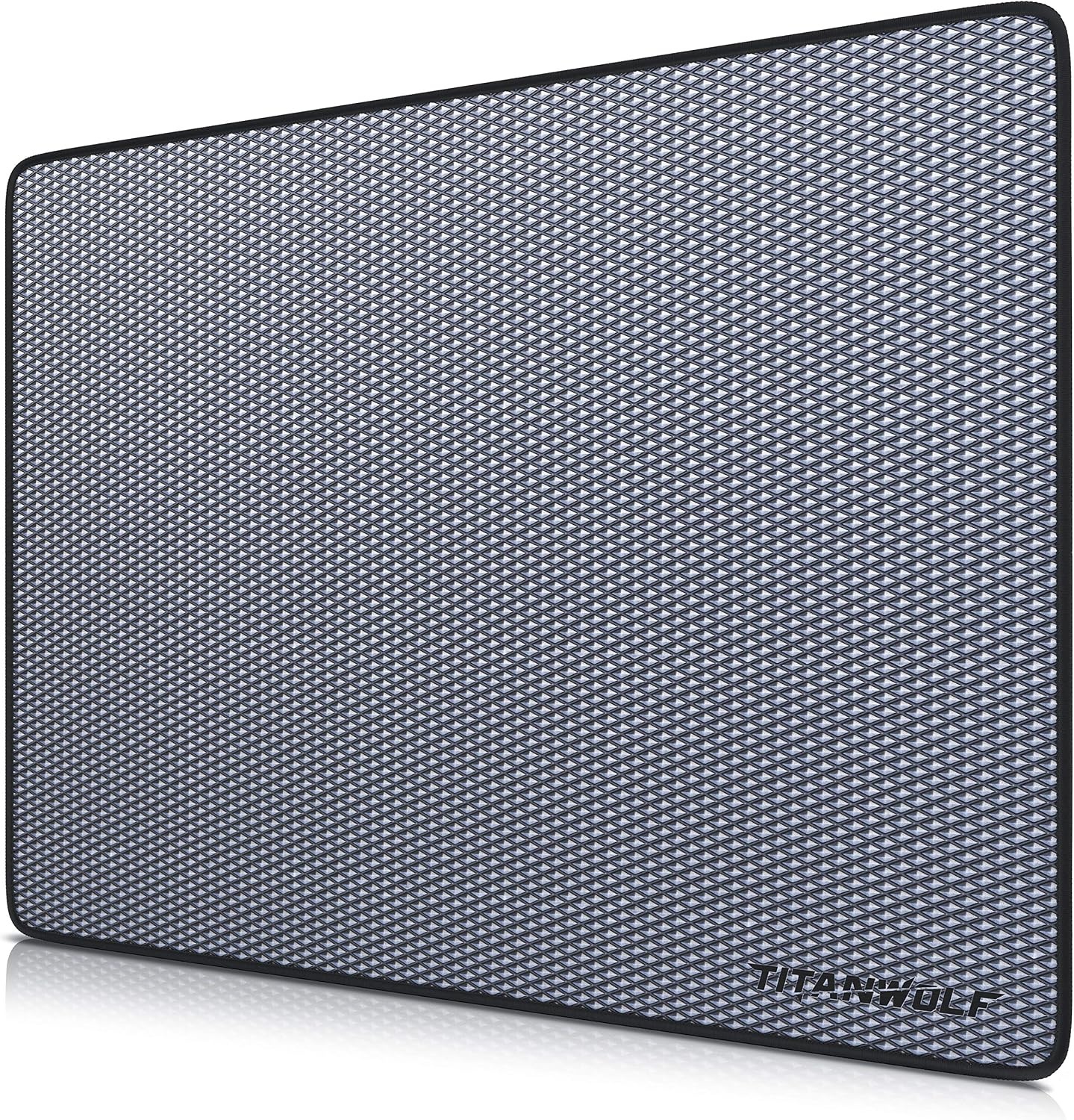 CSL-Computer Titanwolf XXL Speed Gaming-muismat, 900 x 400 mm, XXL muismat, onderlegger met Titanwolf-motief. Verbetert precisie en snelheid. Stabiele grip op gladde oppervlakken.