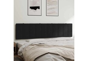 vidaXL Hanko Hoofdbordkussen 200 cm Fluweel Zwart (55% korting)