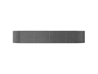 vidaXL Plantenbak 367x140x68 cm gegalvaniseerd staal antracietkleurig