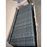 vidaXL Tuinbartafel acaciahouten blad 105x80x110 cm poly rattan grijs