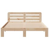 vidaXL Bedframe zonder matras massief grenenhout 160x200 cm
