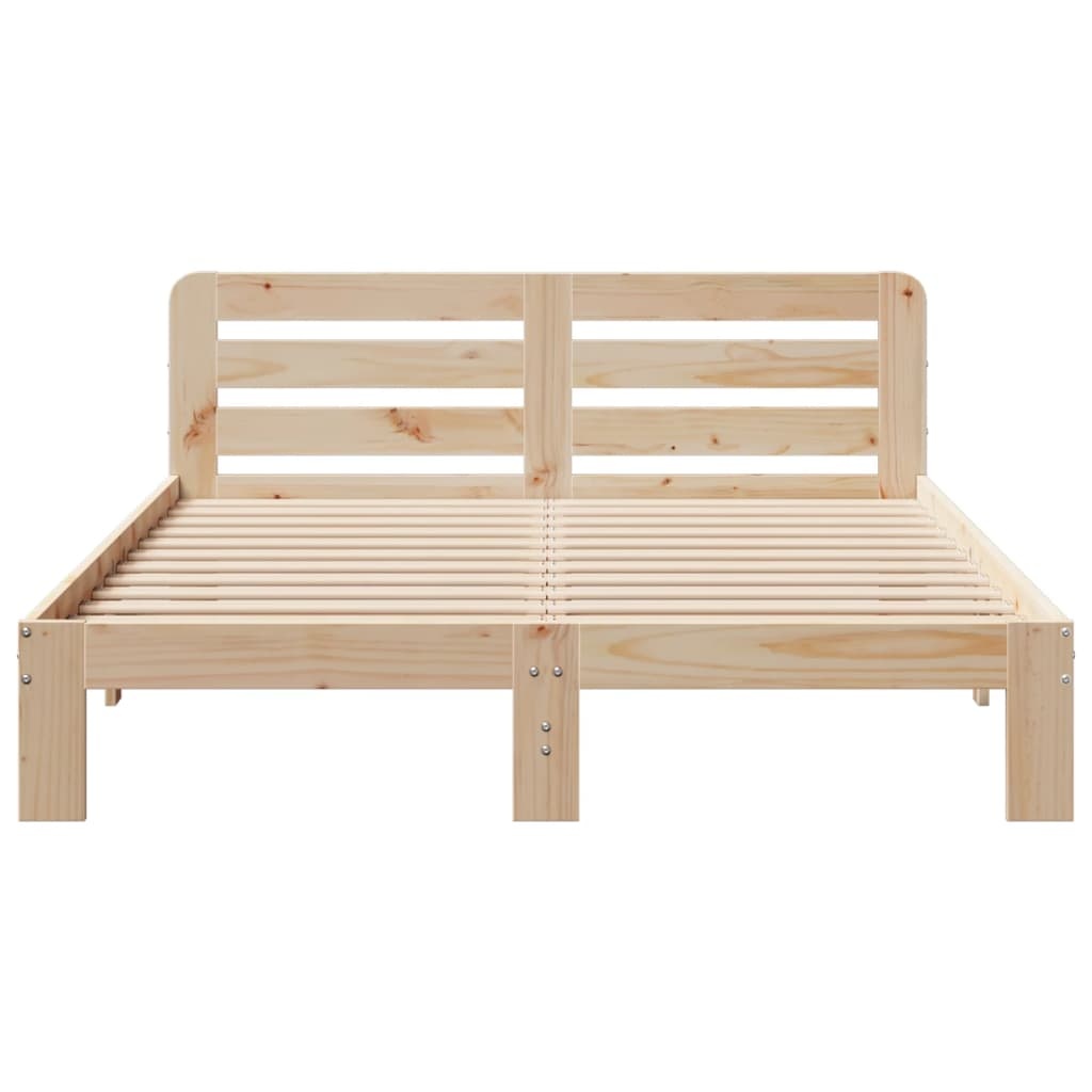 vidaXL Bedframe zonder matras massief grenenhout 160x200 cm