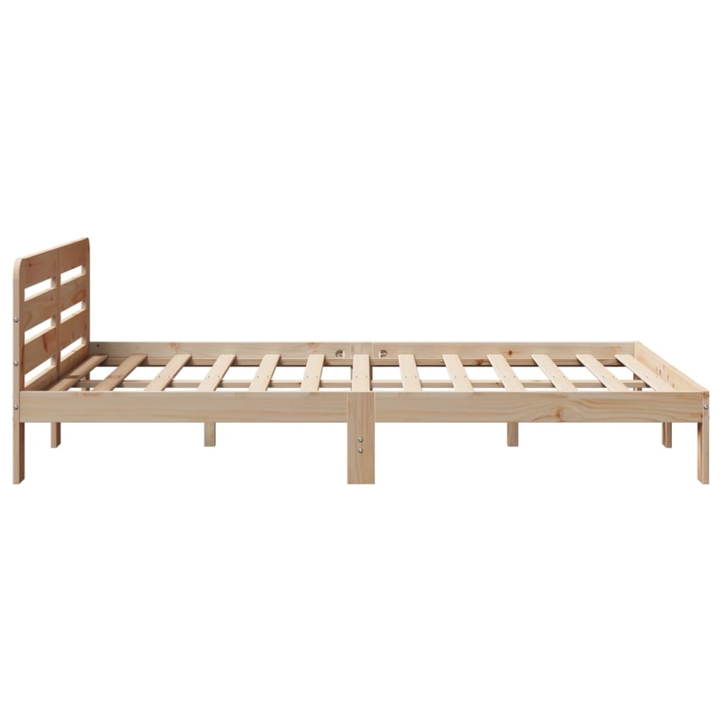 vidaXL Bedframe zonder matras massief grenenhout 160x200 cm