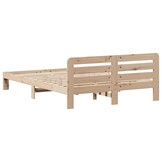 vidaXL Bedframe zonder matras massief grenenhout 160x200 cm