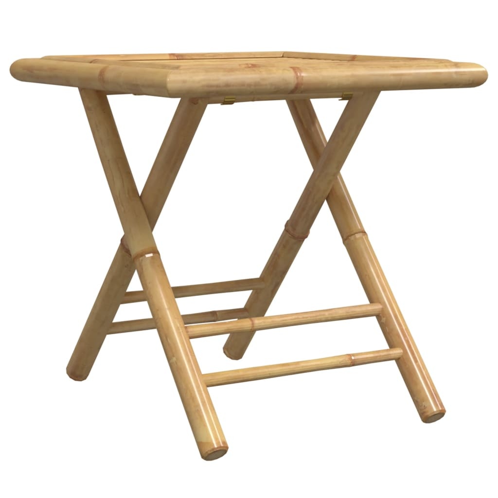 vidaXL Tuintafel inklapbaar 45x45x45 cm bamboe