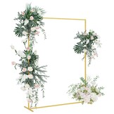 vidaXL Trouwrand Goud 150 x 49,5 x 200 cm Staal