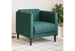 Donkergroene Stof Fauteuil - 61% Korting