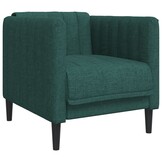 Donkergroene Stof Fauteuil - 61% Korting