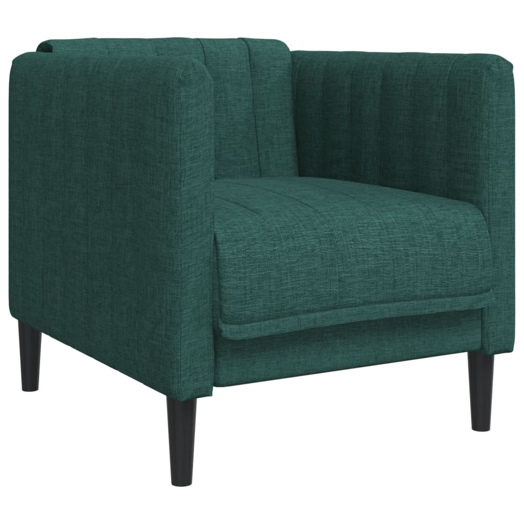 Donkergroene Stof Fauteuil - 61% Korting