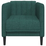 Donkergroene Stof Fauteuil - 61% Korting