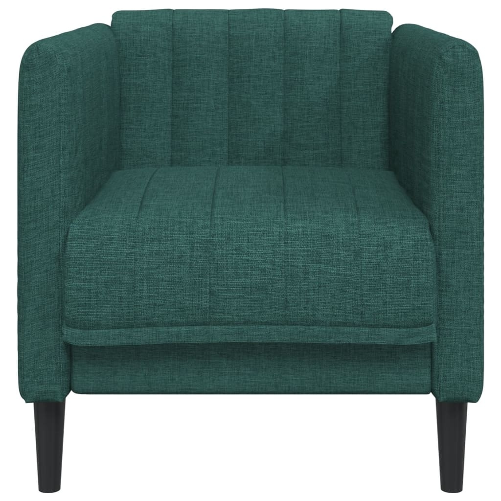 Donkergroene Stof Fauteuil - 61% Korting