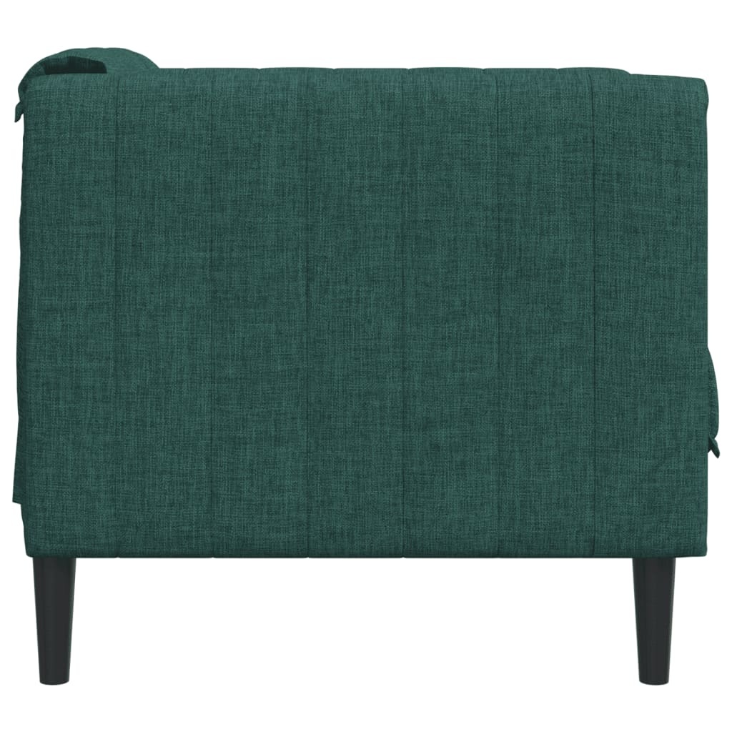 Donkergroene Stof Fauteuil - 61% Korting