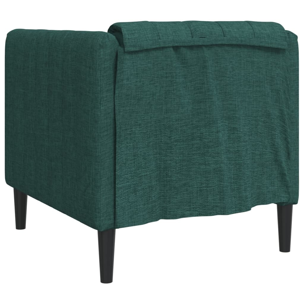 Donkergroene Stof Fauteuil - 61% Korting