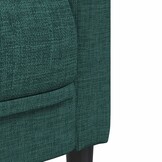 Donkergroene Stof Fauteuil - 61% Korting