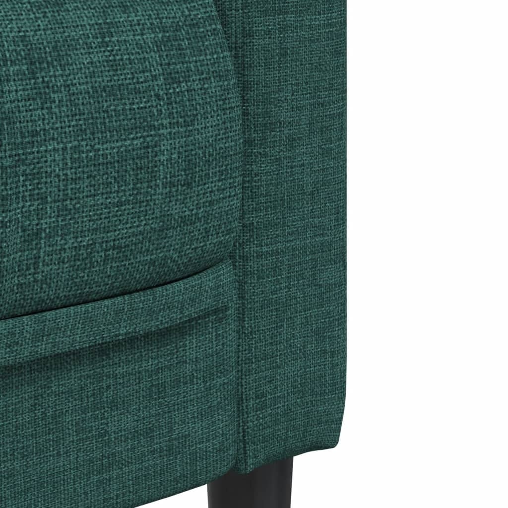 Donkergroene Stof Fauteuil - 61% Korting