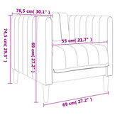 Donkergroene Stof Fauteuil - 61% Korting