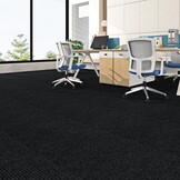 Zelfklevende Tapijttegels Zwart 30x30 cm - 32 Stuks | 60% Korting