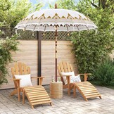 Balinese Parasol Crème 210x260cm - 54% Korting!