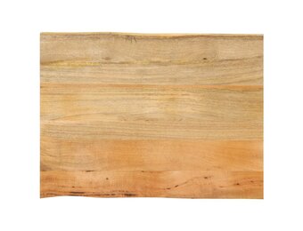 Mangohouten Tafelblad met Natuurlijke Rand (70x60cm) - 34% Korting