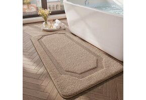 Antislip Badmat Beige 61x92cm - 59% Korting!