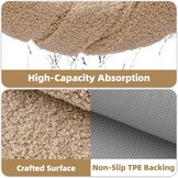 Antislip Badmat Beige 61x92cm - 59% Korting!